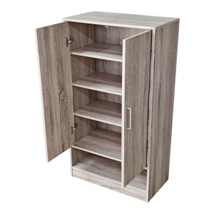 Dulap pantofar Lemba, Sonoma, 80x33x120 cm - Img 6