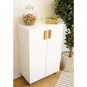 Dulap Pantofi Honor 9 perechi alb 62x37x99cm - Img 2