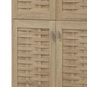 Dulap Pantofi Mantam 24 Perechi Sonoma 78x40x170.5 cm - Img 7