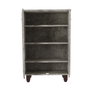 Dulap pantofi SANTΟ 10 perechi antracit antic 60x34.5x91.5cm - Img 2