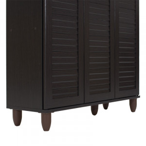 Dulap pantofi SANTΟ 16 perechi wenge 89.5x34.5x91.5cm - Img 8