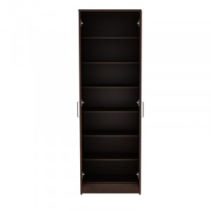 Dulap pantofi Sante 21 perechi, culoarea nuc 60x37x183cm - Img 4