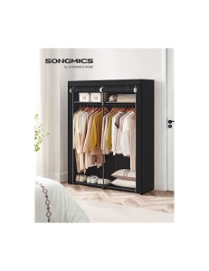 Dulap pliabil, Songmics, Negru, RYG02BK, 43 x 140 x 174 cm - Img 2