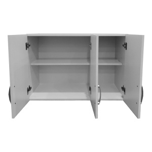 Dulap suspendat cu 2 usi Lego Alb 90x41.5x60 cm - Img 3