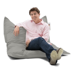 Fotoliu puf de gradina Cushion Pouf Gri 100x100x20 cm - Img 2