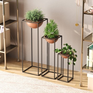 Ghiveci decorativ GED019B Cupru 28x80x28 cm - Img 2