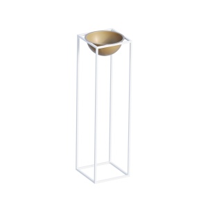 Ghiveci decorativ GED020C Auriu 28x80x28 cm - Img 4