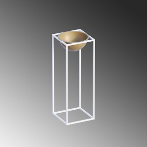 Ghiveci decorativ GED021C Auriu 22x60x22 cm - Img 5