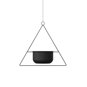Ghiveci decorativ Harpusta Negru 35x40x17 cm - Img 5