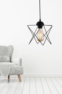 Lustra 205 Negru 60x21x18 cm - Img 2