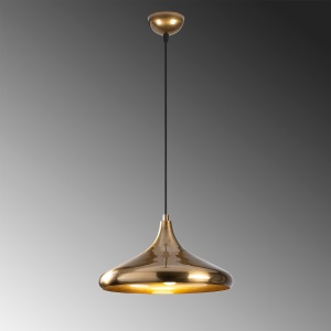 Lustra Berceste Auriu 35x35x116 cm - Img 4