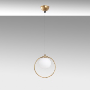 Lustra Dolunay Auriu 15x15x126 cm - Img 6