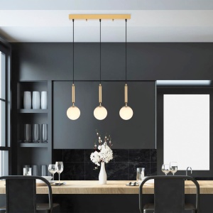 Lustra King Auriu 62x15x134 cm - Img 2