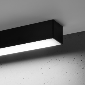Lustra LED Pinne Negru 4000K 67x6x6 cm - Img 5