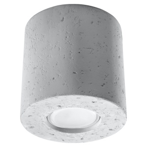 Lustra Orbis din beton Gri 10x10x10 cm
