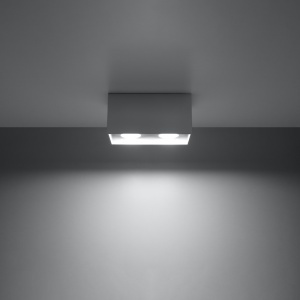 Lustra Quad Gri 20x10x10 cm - Img 3