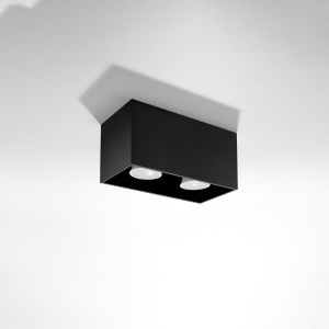Lustra Quad Negru 20x10x10 cm - Img 2