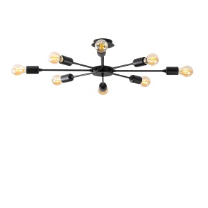 Lustra Ray Negru 78x78x19 cm - Img 4