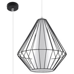 Lustra suspendata Demi Negru 28x28x130 cm
