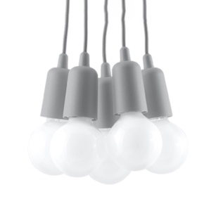 Lustra suspendata Diego Gri 25x25x90 cm