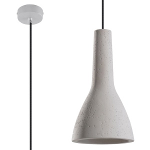 Lustra suspendata Empoli Gri 17x17x132 cm