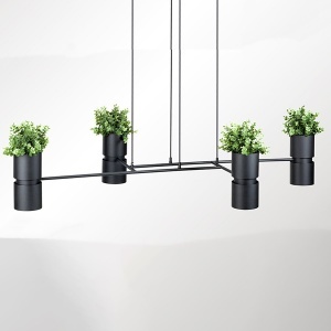 Lustra suspendata Kukkia Negru 142x62x150 cm