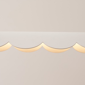 Lustra suspendata LED Biscuit Bej 3000K 131x13x200 cm - Img 5