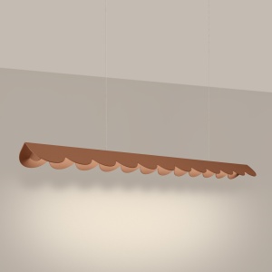 Lustra suspendata LED Biscuit Mocha 3000K 131x13x200 cm - Img 3