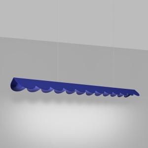 Lustra suspendata LED Biscuit Ultramarine 4000K 131x13x200 cm - Img 3