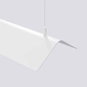 Lustra suspendata LED Elva Alb 4000K 150x27.5x200 cm - Img 6