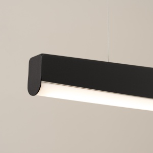 Lustra suspendata LED Jorun 120 Negru 3000K 120x3x210 cm - Img 6