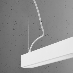 Lustra suspendata LED Pinne Alb 4000K 67x6x150 cm - Img 7