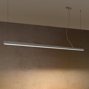 Lustra suspendata LED Pinne Gri 3000K 200x6x150 cm - Img 3