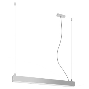 Lustra suspendata LED Pinne Gri 4000K 67x6x150 cm