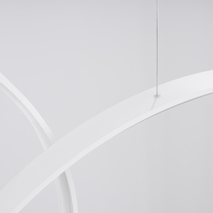 Lustra suspendata LED Rio 55 Alb 4000K 170x30x250 cm - Img 6