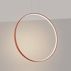 Lustra suspendata LED Rio 78 Rosu 3000K 78x16x150 cm - Img 3
