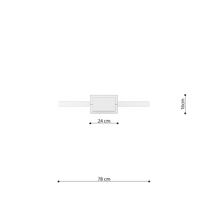Lustra suspendata LED Rio Negru 3000K 78x16x150 cm - Img 8