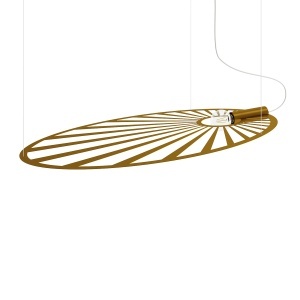 Lustra suspendata Lehdet Auriu 110x80x150 cm