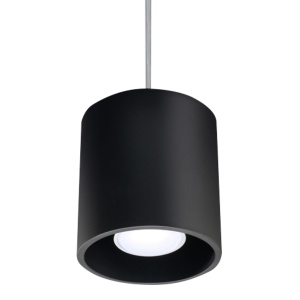 Lustra suspendata Orbis Negru 10x10x110 cm