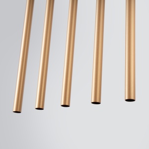 Lustra suspendata Pastelo Auriu 45x5x103 cm - Img 4