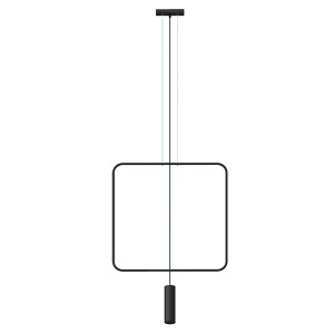 Lustra suspendata Rana Negru 61x6x175 cm