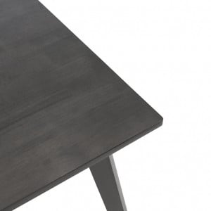 Masa Benson Gri Rustic 120x75x75 cm - Img 4