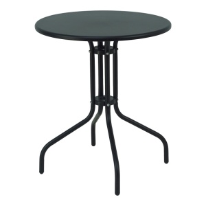 Masa dining Vergo-Obbi, Pako World, Metal, Negru, 60x60x70 cm - Img 5