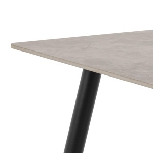 Masa dining Wicklow, Gri, 75x140x80 cm - Img 12