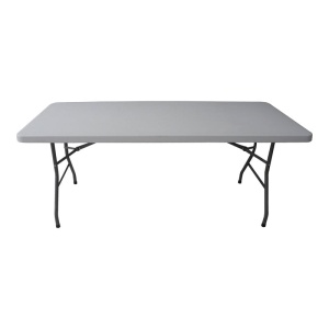 Masa extensibila de gradina, Preventa, Alb, 180x74x74 cm