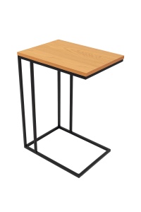 Masa pentru laptop CESURA, Stejar deschis, 50x65x35 cm
