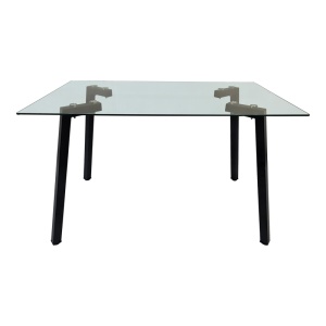 Masa Titta, Negru, 120x70x75 cm - Img 2