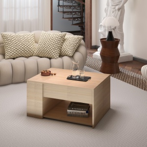 Masuta de cafea Aravis Natural 80x60x42 cm - Img 2