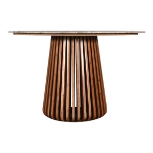 Masuta de cafea Mable boho Natural 120x120x76 cm - Img 3
