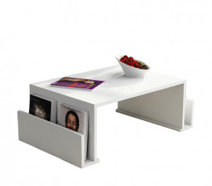 Masuta de Cafea Magazin - Alb - Img 2